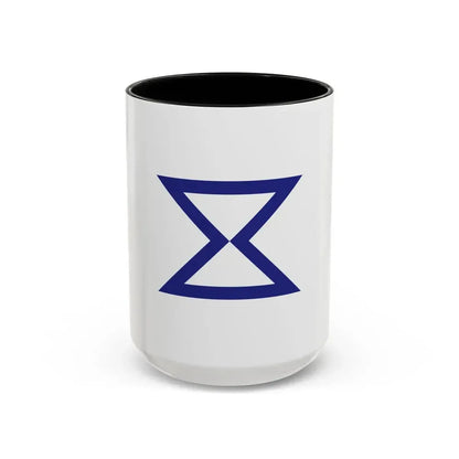 Flag of Toyohashi Aichi Japan - Accent Coffee Mug 15oz Black - Go Mug Yourself