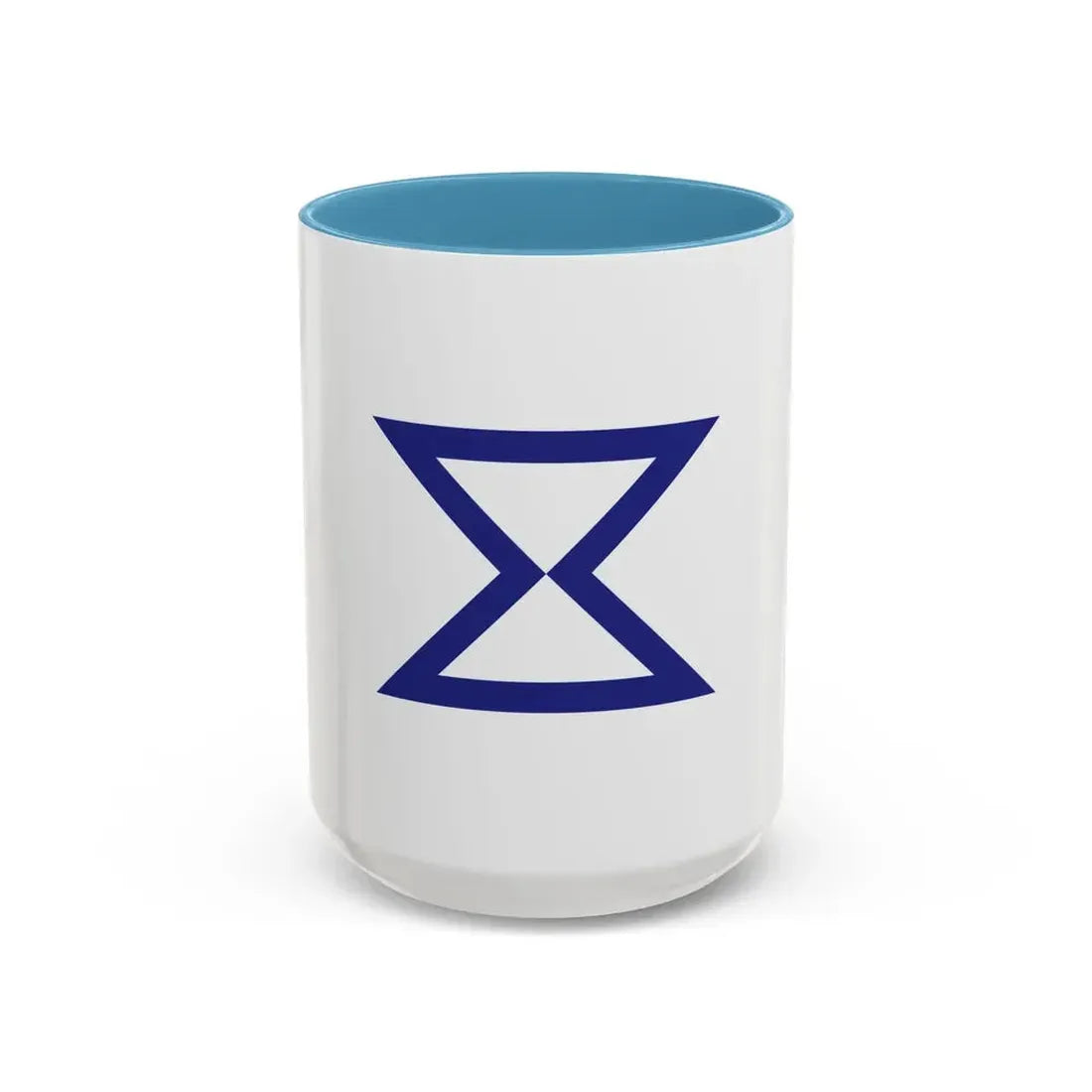 Flag of Toyohashi Aichi Japan - Accent Coffee Mug 15oz Light Blue - Go Mug Yourself