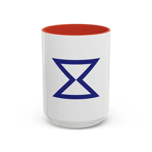 Flag of Toyohashi Aichi Japan - Accent Coffee Mug 15oz Red - Go Mug Yourself