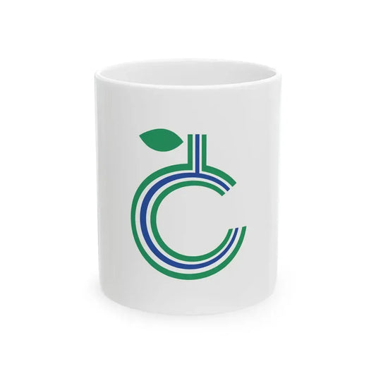 Flag of Toyohira Ward Sapporo Hokkaido (Japan) White Coffee Mug 11oz - Go Mug Yourself