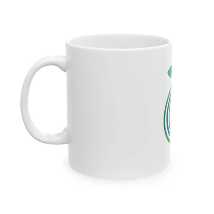 Flag of Toyohira Ward Sapporo Hokkaido (Japan) White Coffee Mug - Go Mug Yourself