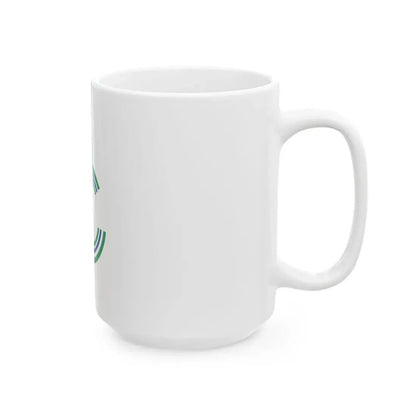 Flag of Toyohira Ward Sapporo Hokkaido (Japan) White Coffee Mug - Go Mug Yourself