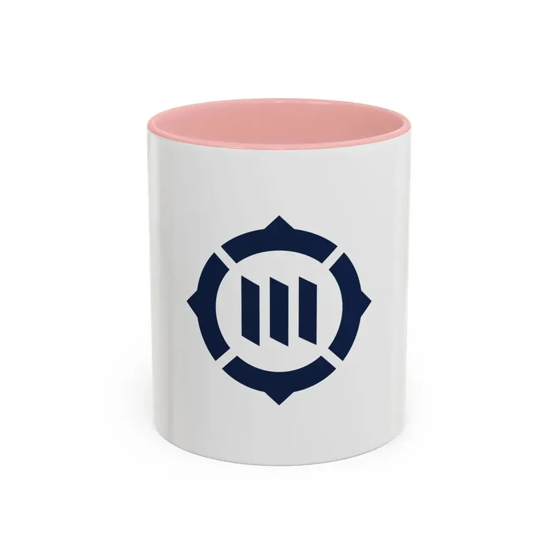 Flag of Toyokawa Aichi Japan - Accent Coffee Mug 11oz Pink - Go Mug Yourself
