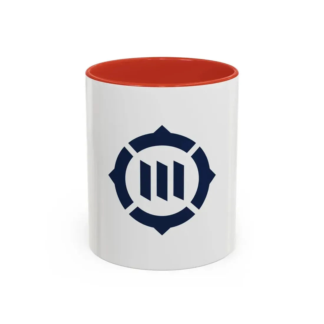 Flag of Toyokawa Aichi Japan - Accent Coffee Mug 11oz Red - Go Mug Yourself