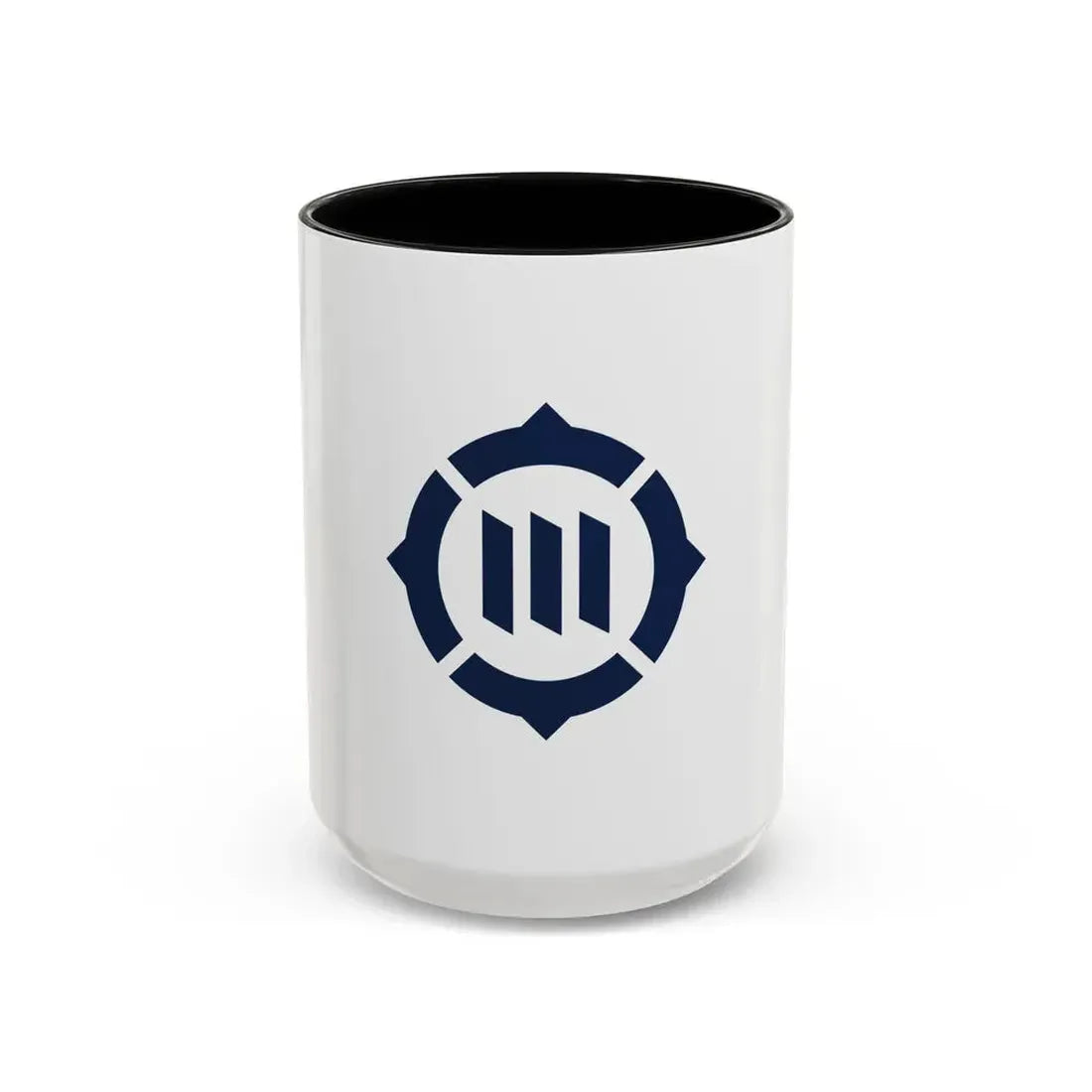 Flag of Toyokawa Aichi Japan - Accent Coffee Mug 15oz Black - Go Mug Yourself