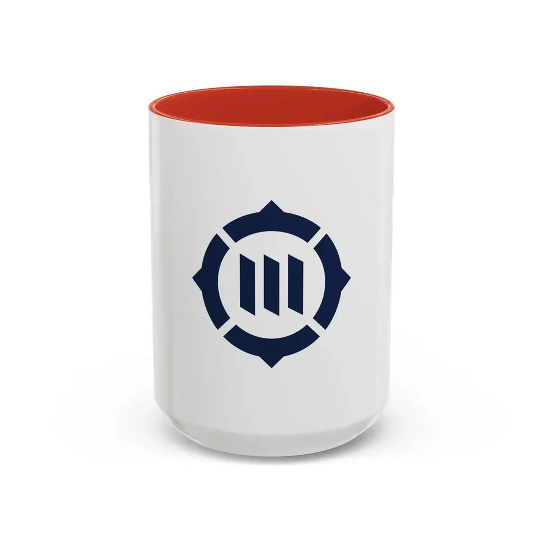 Flag of Toyokawa Aichi Japan - Accent Coffee Mug 15oz Red - Go Mug Yourself