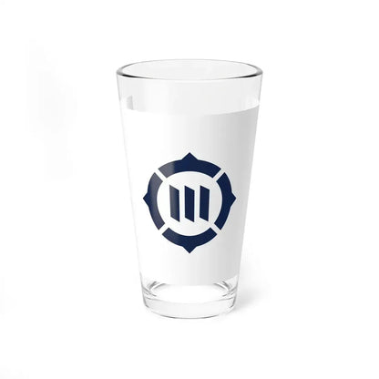Flag of Toyokawa Aichi Japan - Pint Glass 16oz 16oz - Go Mug Yourself