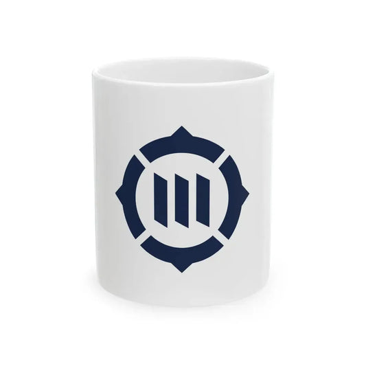 Flag of Toyokawa Aichi (Japan) White Coffee Mug 11oz - Go Mug Yourself