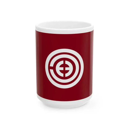 Flag of Toyokoro Hokkaido (Japan) White Coffee Mug 15oz - Go Mug Yourself