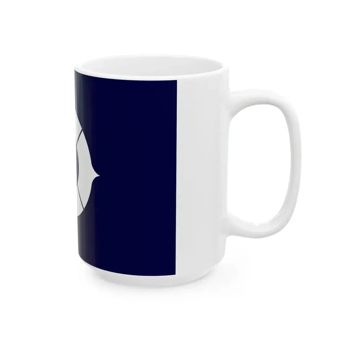 Flag of Toyonaka Osaka dark blue version (Japan) White Coffee Mug - Go Mug Yourself