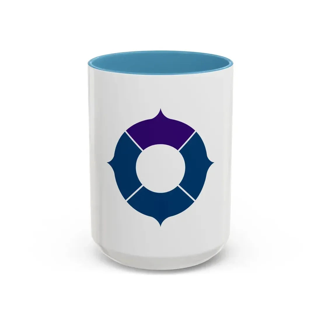 Flag of Toyonaka Osaka Japan - Accent Coffee Mug 15oz Light Blue - Go Mug Yourself