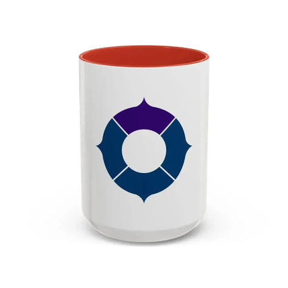 Flag of Toyonaka Osaka Japan - Accent Coffee Mug 15oz Red - Go Mug Yourself