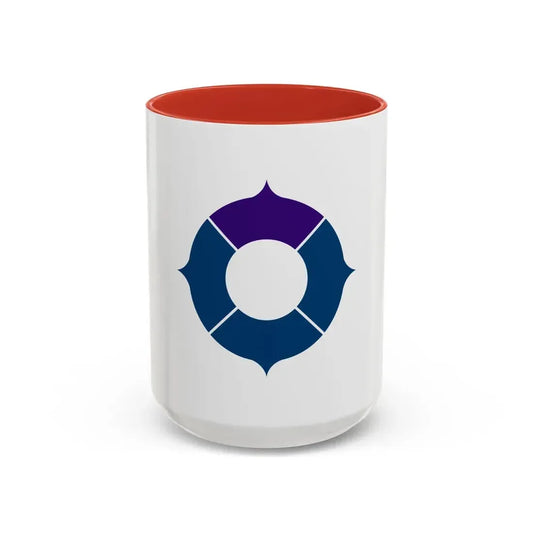 Flag of Toyonaka Osaka Japan - Accent Coffee Mug 15oz Red - Go Mug Yourself