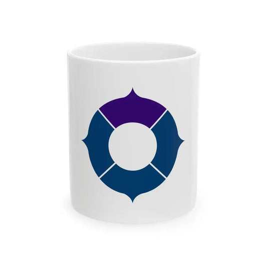 Flag of Toyonaka Osaka Japan - White Coffee Mug 11oz - Go Mug Yourself