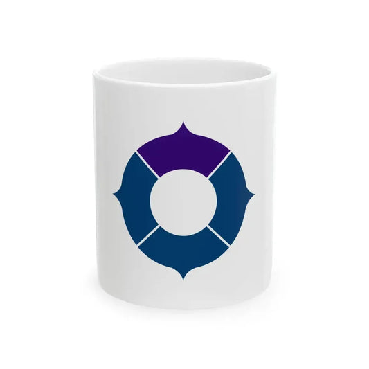 Flag of Toyonaka Osaka Japan - White Coffee Mug 11oz - Go Mug Yourself