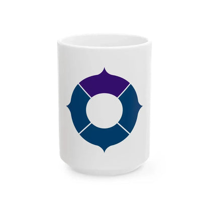 Flag of Toyonaka Osaka (Japan) White Coffee Mug 15oz - Go Mug Yourself