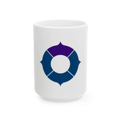 Flag of Toyonaka Osaka Japan - White Coffee Mug 15oz - Go Mug Yourself