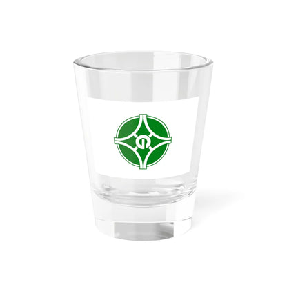 Flag of Toyono Osaka (Japan) Shot Glass 1.5oz 1.5oz - Go Mug Yourself