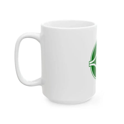 Flag of Toyono Osaka (Japan) White Coffee Mug - Go Mug Yourself