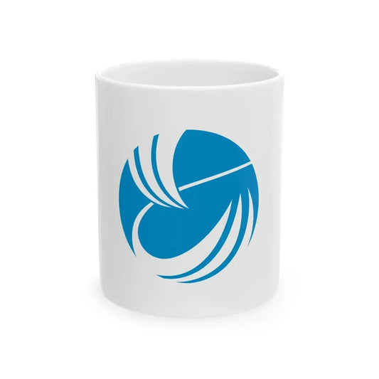 Flag of Toyooka Hyogo (Japan) White Coffee Mug 11oz - Go Mug Yourself