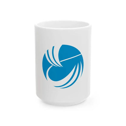 Flag of Toyooka Hyogo (Japan) White Coffee Mug 15oz - Go Mug Yourself