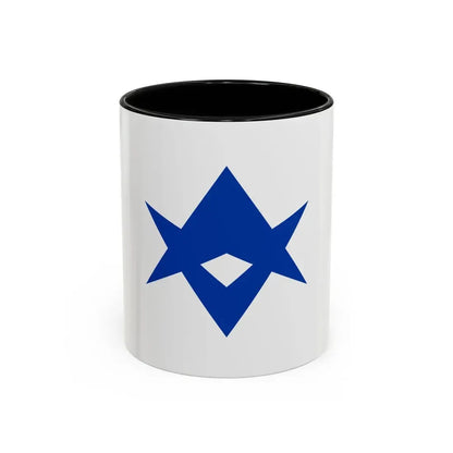 Flag of Toyota Aichi Japan - Accent Coffee Mug 11oz Black - Go Mug Yourself