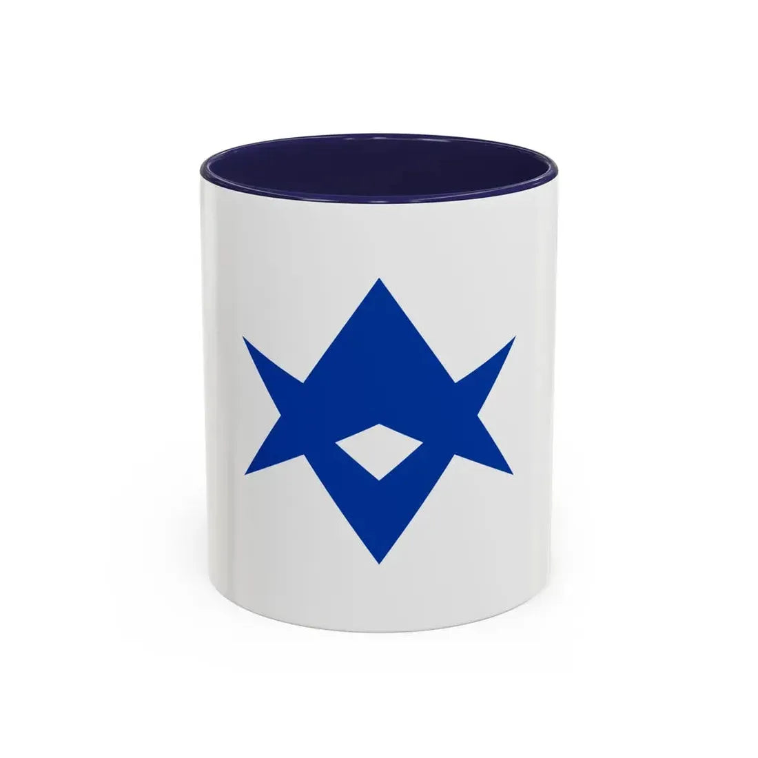 Flag of Toyota Aichi Japan - Accent Coffee Mug 11oz Navy - Go Mug Yourself