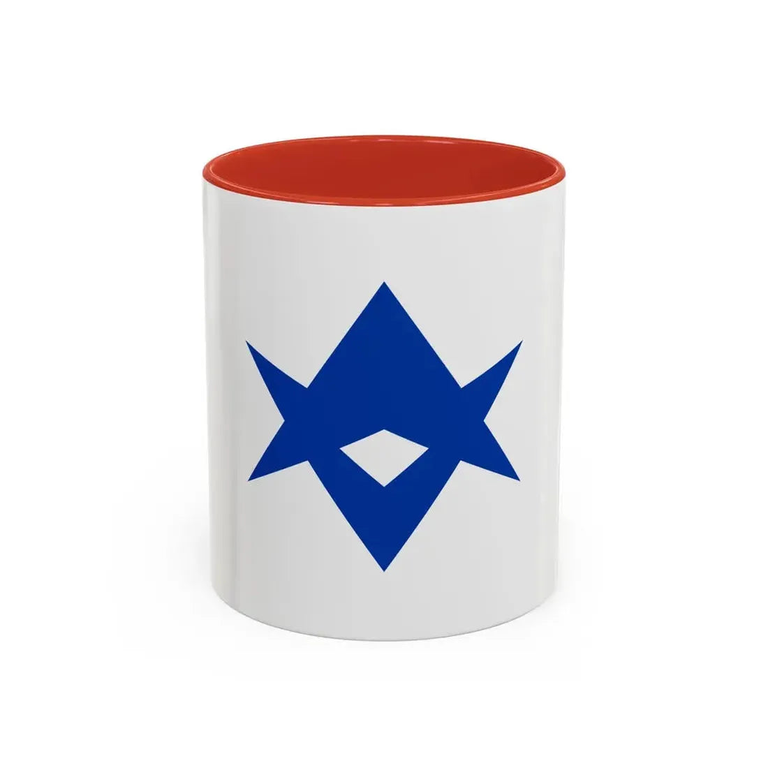 Flag of Toyota Aichi Japan - Accent Coffee Mug 11oz Red - Go Mug Yourself