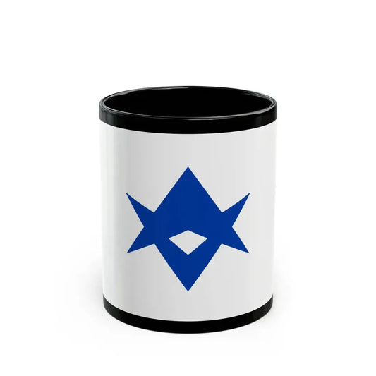 Flag of Toyota Aichi Japan - Black Coffee Mug 11oz - Go Mug Yourself