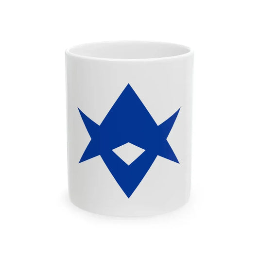 Flag of Toyota Aichi (Japan) White Coffee Mug 11oz - Go Mug Yourself