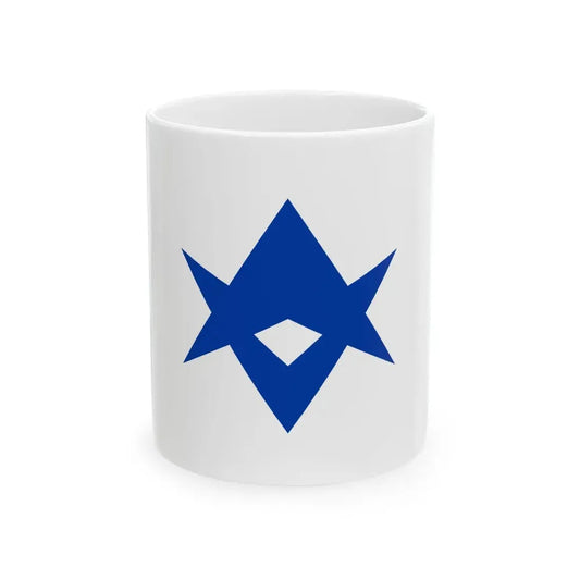 Flag of Toyota Aichi Japan - White Coffee Mug 11oz - Go Mug Yourself
