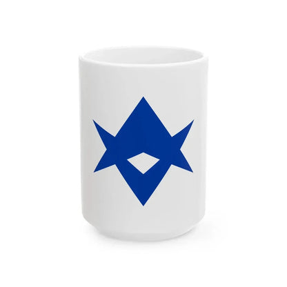 Flag of Toyota Aichi (Japan) White Coffee Mug 15oz - Go Mug Yourself
