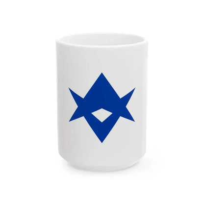 Flag of Toyota Aichi Japan - White Coffee Mug 15oz - Go Mug Yourself