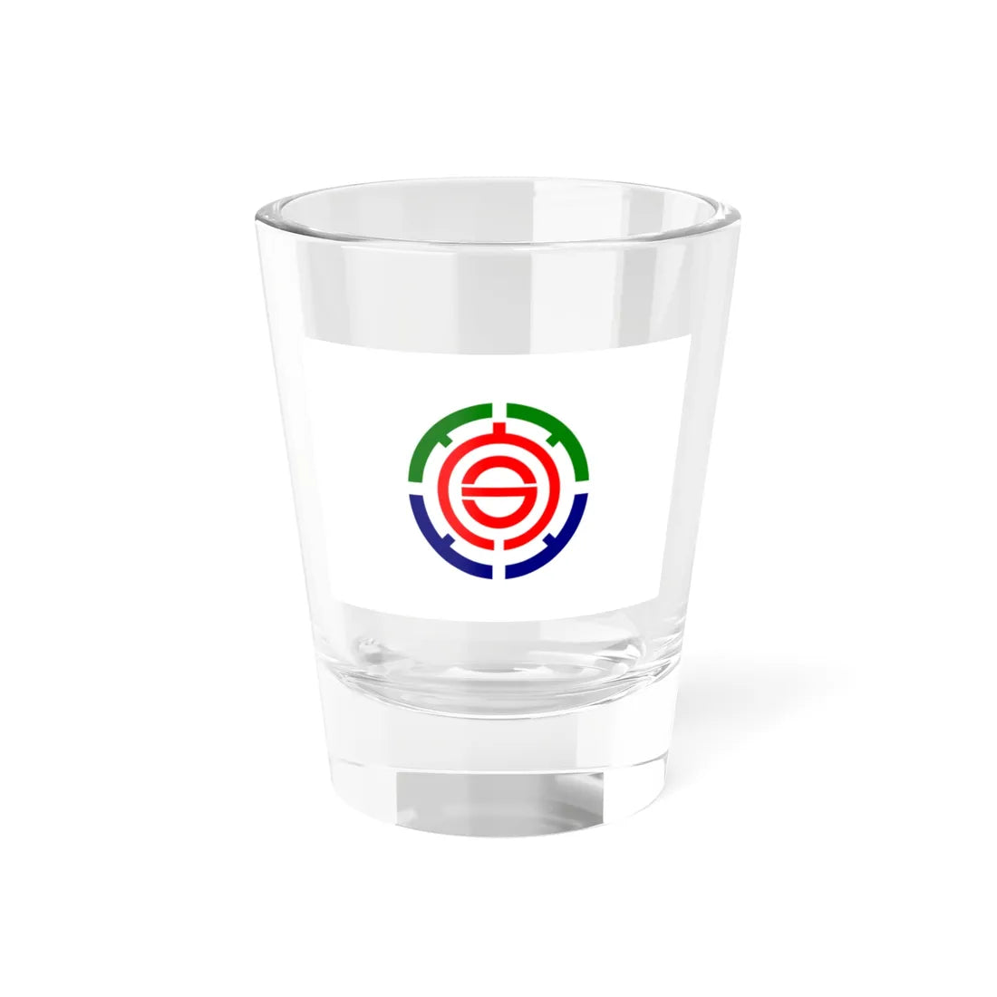 Flag of Toyoura Hokkaido (Japan) Shot Glass 1.5oz 1.5oz - Go Mug Yourself