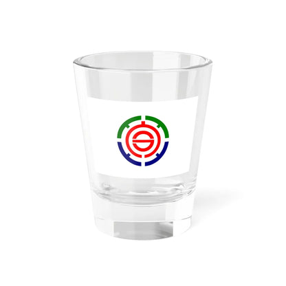 Flag of Toyoura Hokkaido (Japan) Shot Glass 1.5oz 1.5oz - Go Mug Yourself