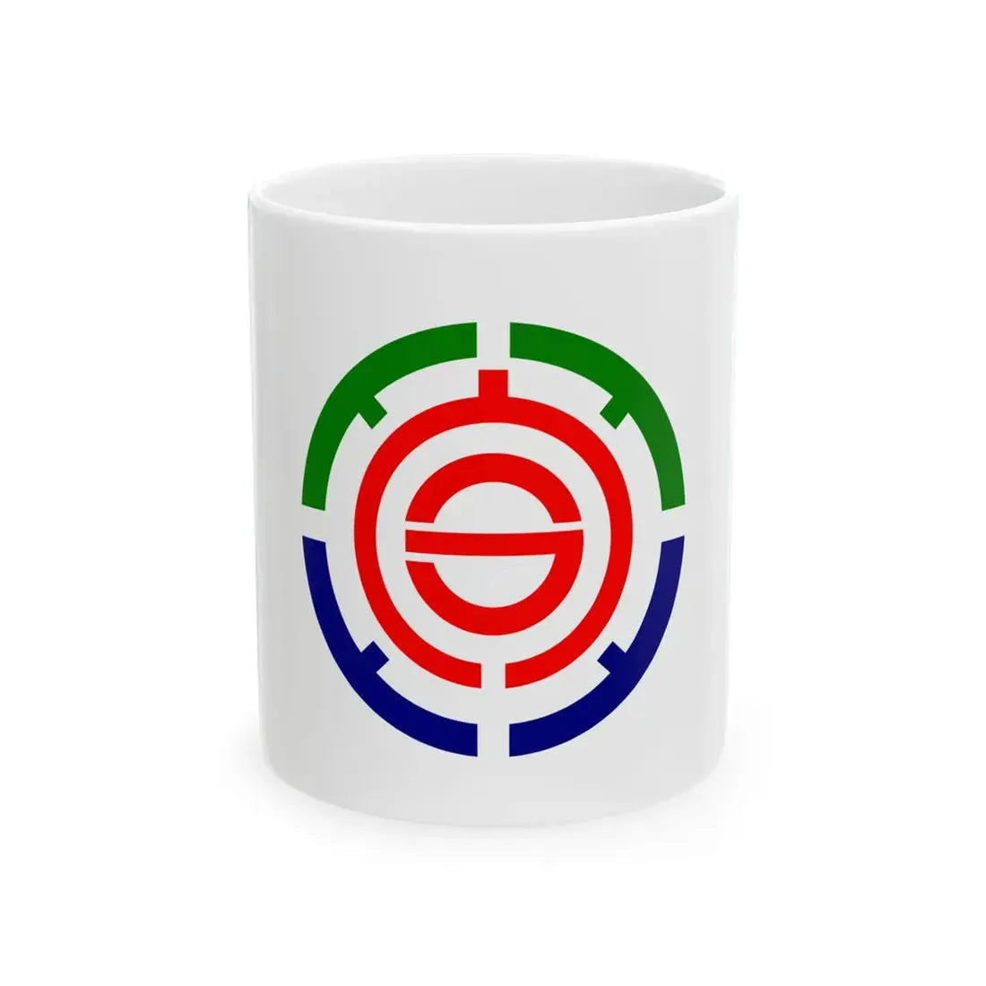Flag of Toyoura Hokkaido (Japan) White Coffee Mug 11oz - Go Mug Yourself