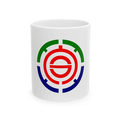 Flag of Toyoura Hokkaido (Japan) White Coffee Mug 11oz - Go Mug Yourself
