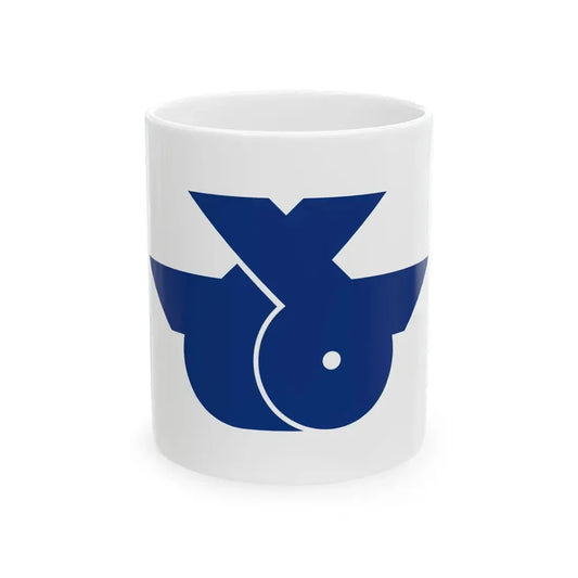 Flag of Toyoyama Aichi (Japan) White Coffee Mug 11oz - Go Mug Yourself