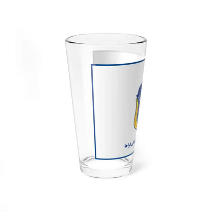 Flag of Traffic Police Rahvar of Islamic Republic of Iran (Iran) Pint Glass 16oz - Go Mug Yourself