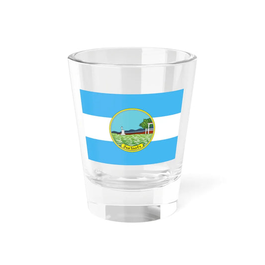 Flag of Trang (Thailand) Shot Glass 1.5oz 1.5oz - Go Mug Yourself