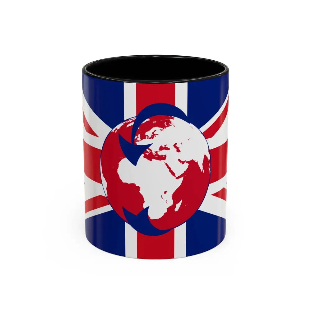Flag of Transglobe Expedition - Accent Coffee Mug 11oz Black - Go Mug Yourself