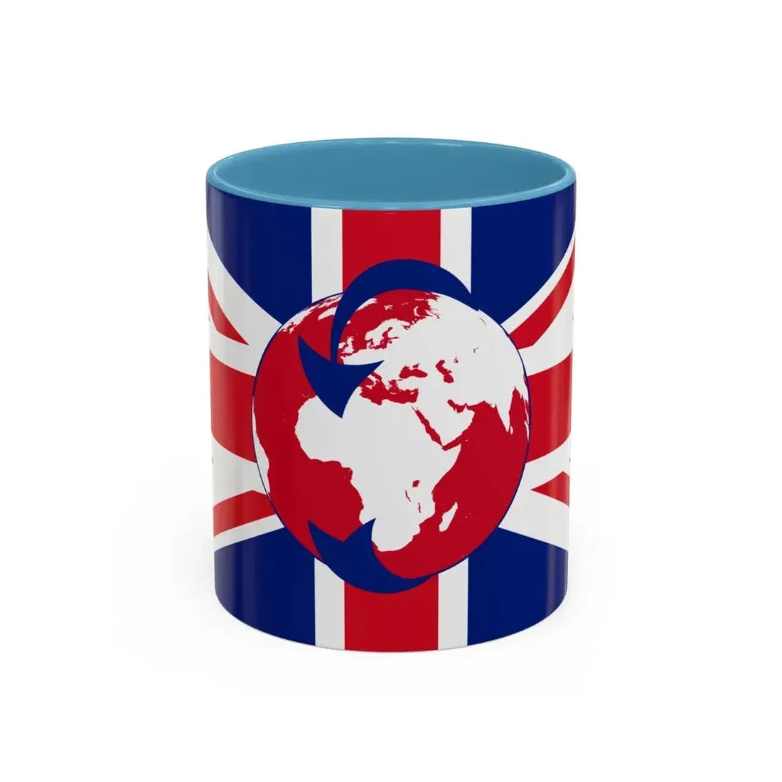 Flag of Transglobe Expedition - Accent Coffee Mug 11oz Light Blue - Go Mug Yourself