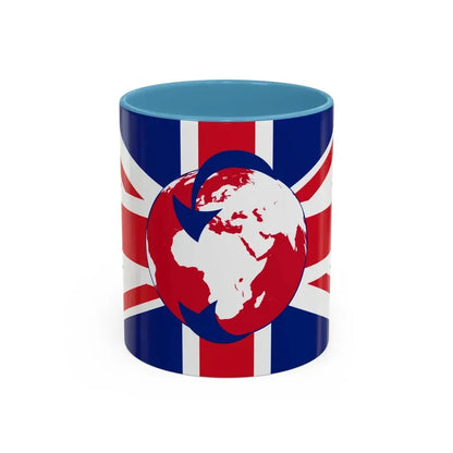 Flag of Transglobe Expedition - Accent Coffee Mug 11oz Light Blue - Go Mug Yourself