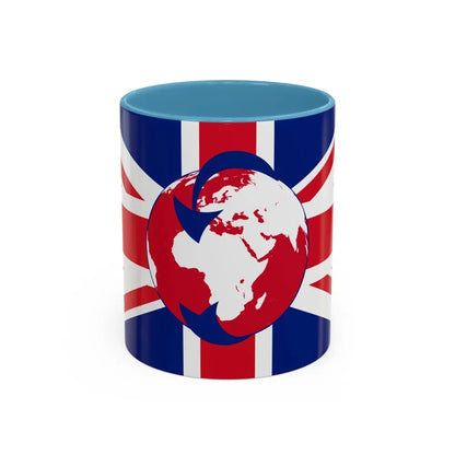 Flag of Transglobe Expedition - Accent Coffee Mug 11oz Light Blue - Go Mug Yourself