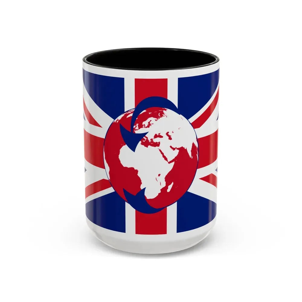 Flag of Transglobe Expedition - Accent Coffee Mug 15oz Black - Go Mug Yourself