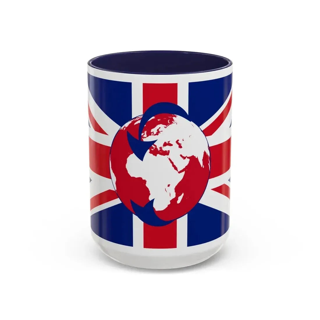 Flag of Transglobe Expedition - Accent Coffee Mug 15oz Navy - Go Mug Yourself