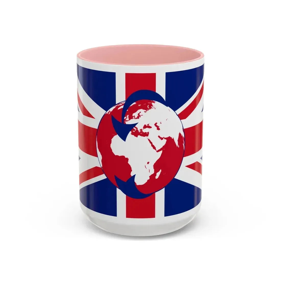 Flag of Transglobe Expedition - Accent Coffee Mug 15oz Pink - Go Mug Yourself