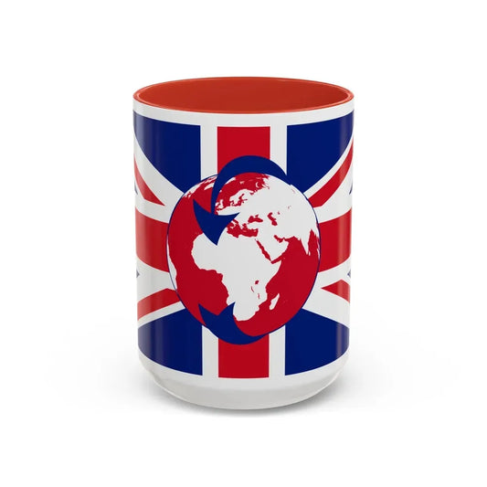 Flag of Transglobe Expedition - Accent Coffee Mug 15oz Red - Go Mug Yourself