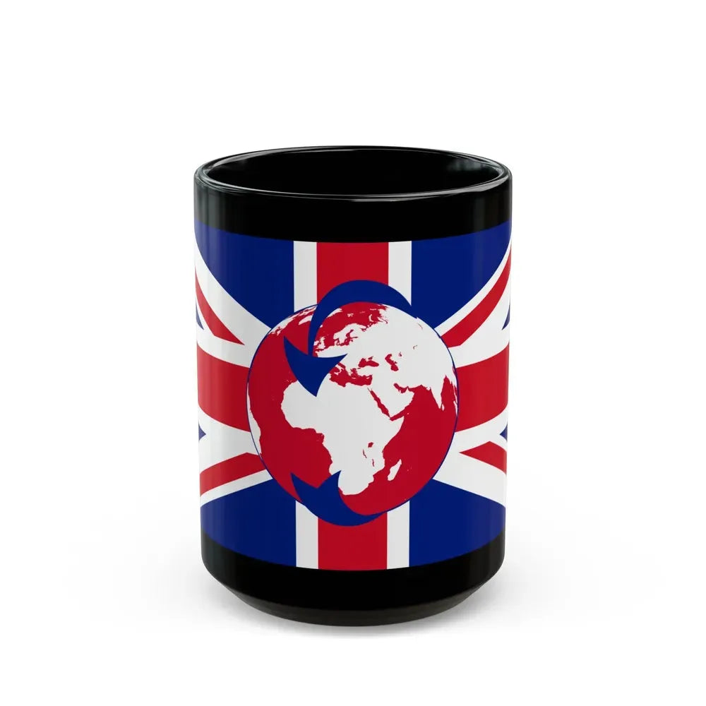 Flag of Transglobe Expedition - Black Coffee Mug 15oz - Go Mug Yourself
