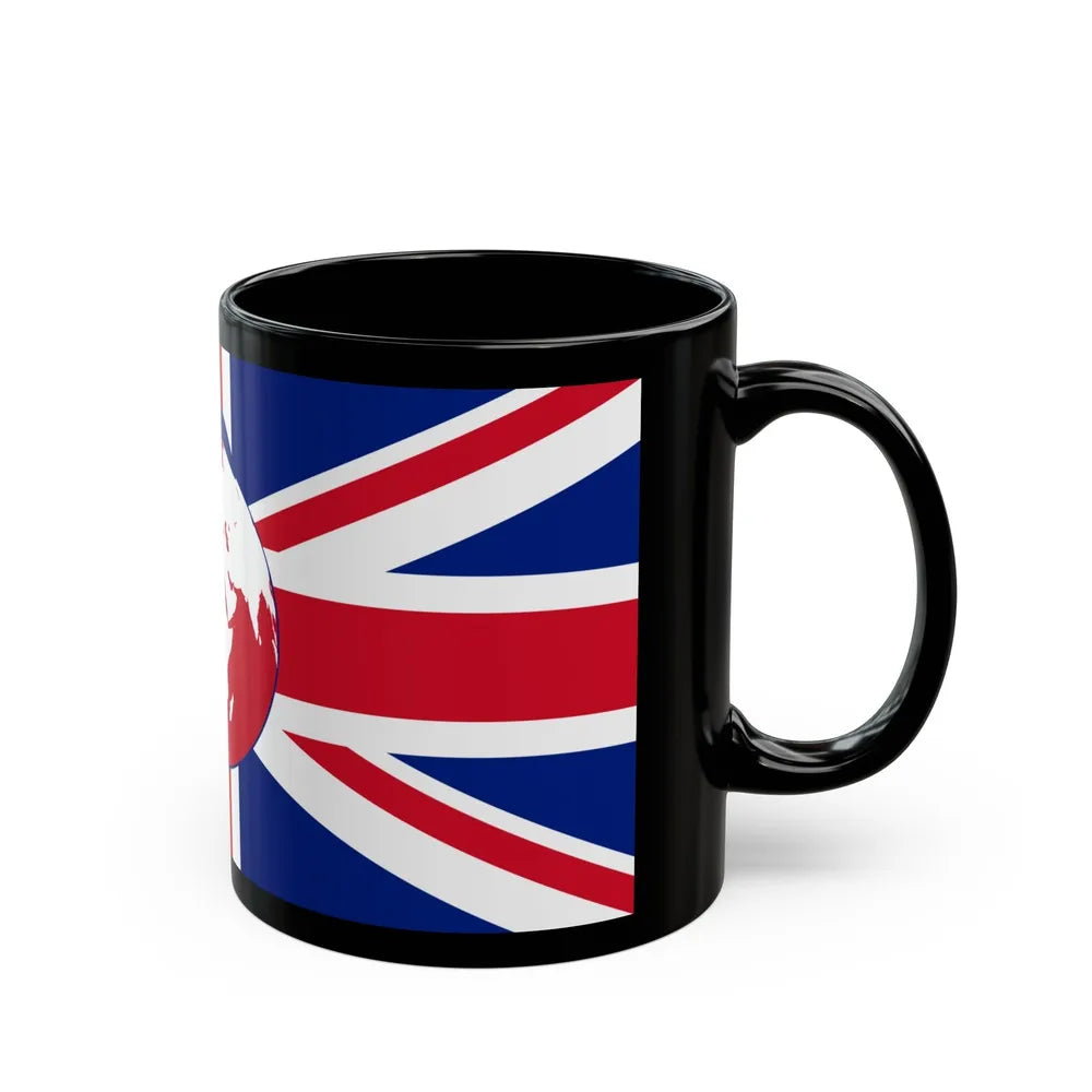 Flag of Transglobe Expedition - Black Coffee Mug-Go Mug Yourself